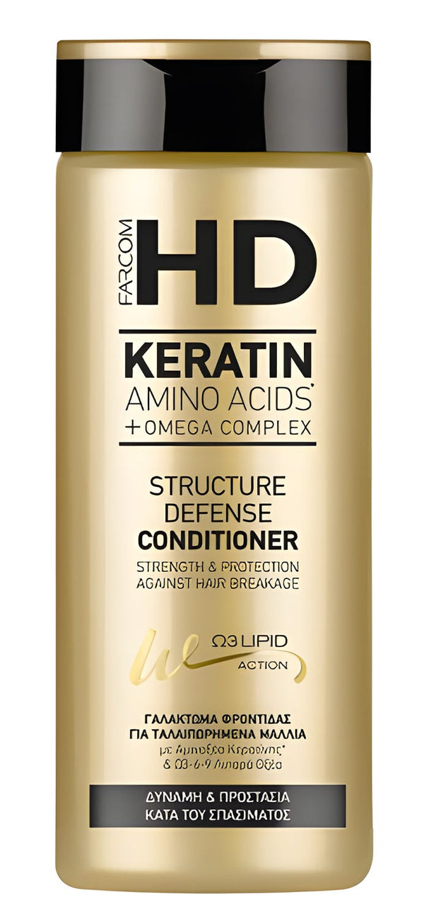Farcom Hd Structure Defense Conditioner for Damaged Hair with Keratin, 330 ml