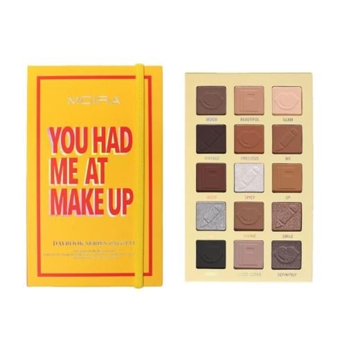 Moira You Had Me It Eyeshadow Palette Creamy Blendable Warm Neutral Shades DBS001 15 Shades