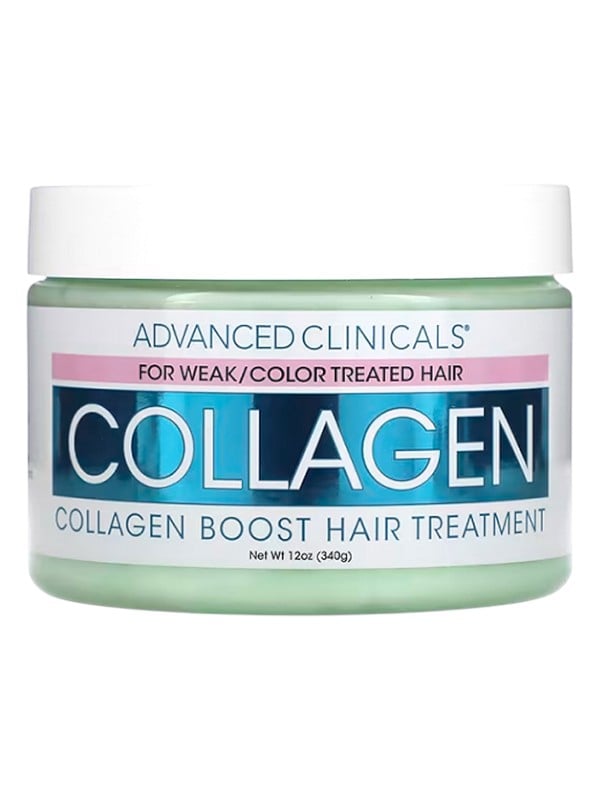 Advanced Clinicals Collagen Hair Treatment Mask, Coconut Oil & Quinoa, 340g