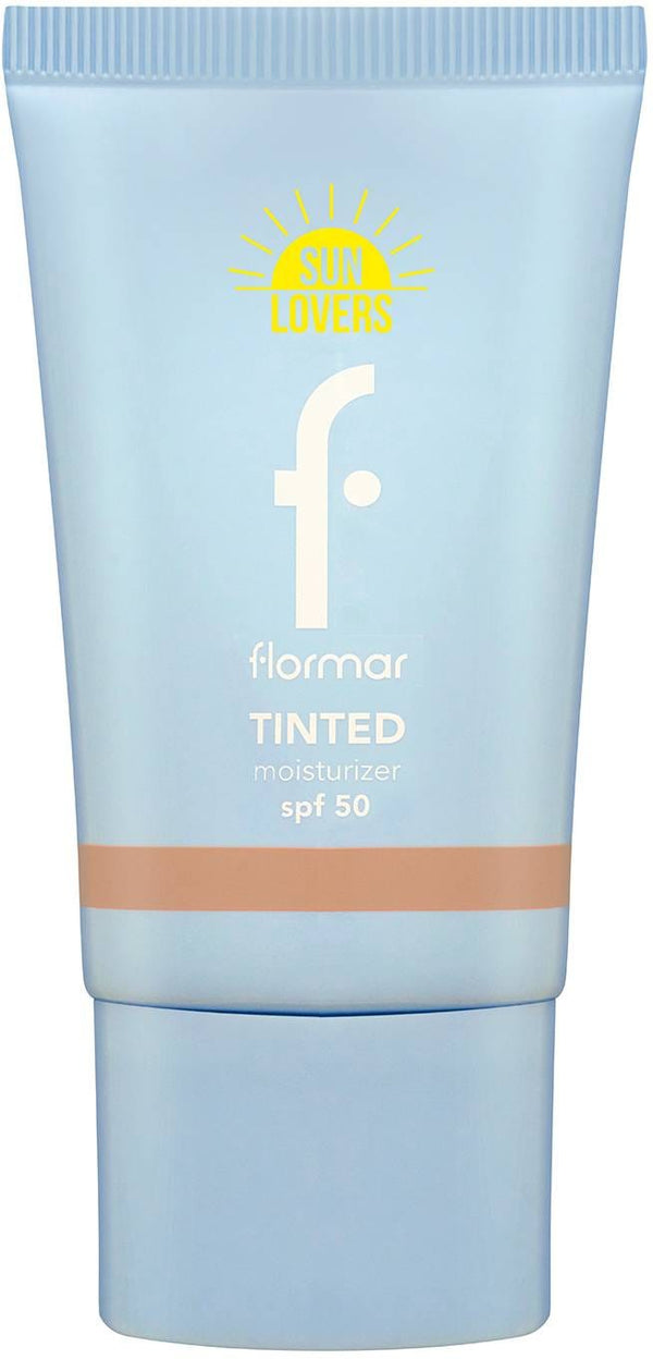 Flormar Sun Lovers Tinted Sunscreen Moisturizer Natural Finish SPF50 Shade 008
