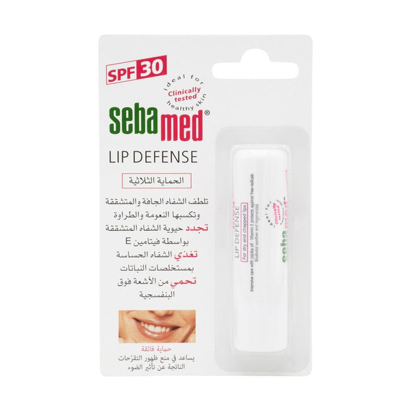 Sebamed Lip Defense Lip Balm Stick SPF 30 Vitamin E Jojoba Oil