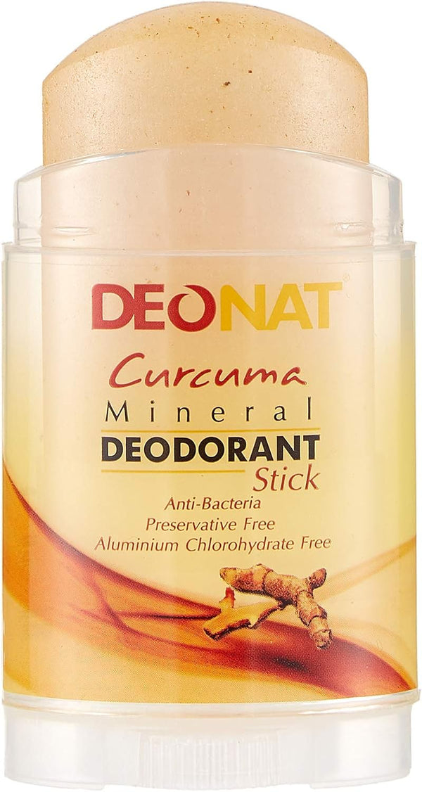 Deonat Curcuma Mineral Deodorant Stick Natural Mineral Salts 100g