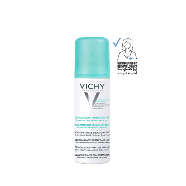 Vichy 48 Hour No Marks Clinical Strength Sweat Protection Spray Deodorant 125ml