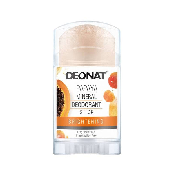 Deonat Papaya Mineral Deodorant Stick Glutathione Papaya Extract 100 g