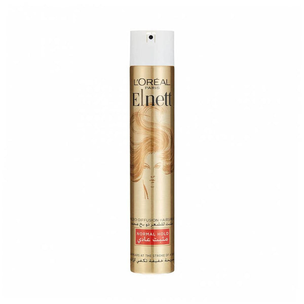 L'Oreal Paris Elnett Normal Hold Hairspray Flexible Polymers Natural Finish