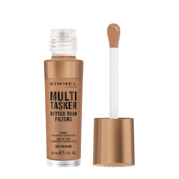 Rimmel Multi Tasker Better Than Filters Glow Booster Primer Highlighter Shade 005 Medium 30 ml