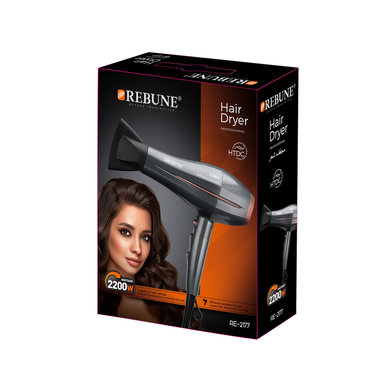 Rebune Professional Hair Dryer 2200W RE-2177