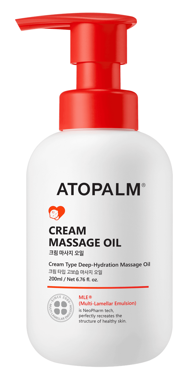Atopalm Baby Cream Massage Oil Moisturizing Lavender Scent 200ml