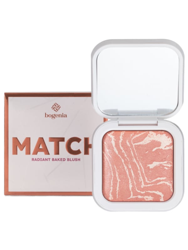 Bogenia Baked Shimmer Blush, 002, Buildable Glow Finish