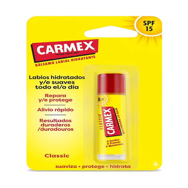 Carmex Classic Lip Balm Stick SPF 15 Vitamin E 4.25 g