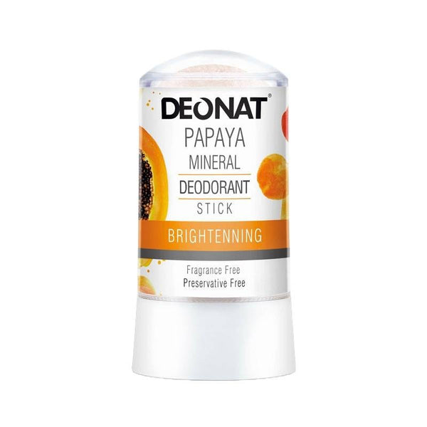 Deonat Papaya Mineral Deodorant Stick Glutathione Brightening 60 g