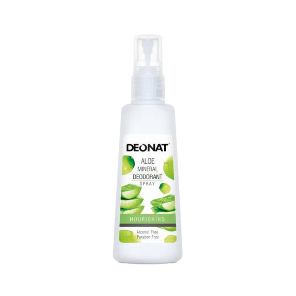 Deonat Aloe Mineral Deodorant Spray for Body Odour Protection, 100 ml