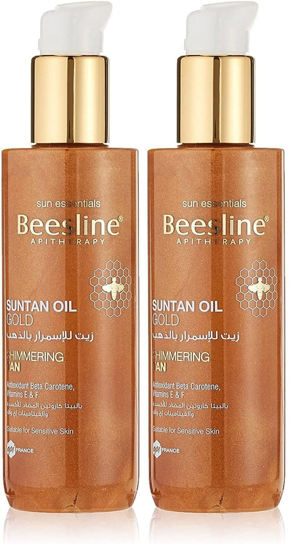 Beesline Suntan Oil Gold Shimmering Oil Beeswax & Gold Buy 1 Get 1 200 ml