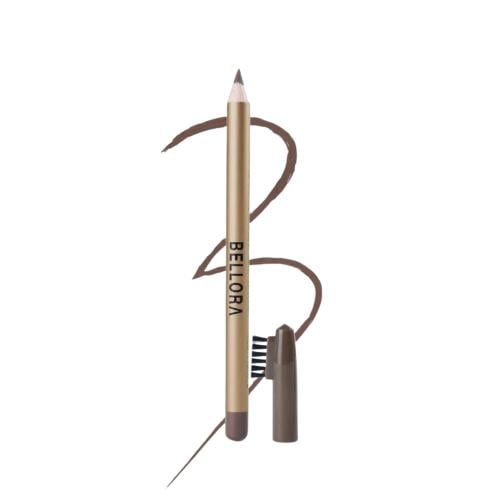 Bellora Eyebrow Pencil 304 Light Brown with Built-In Brush