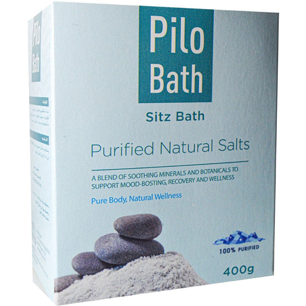 Pilo Bath Sitz Bath Salt Purified Dead Sea Mineral Formula 400 g