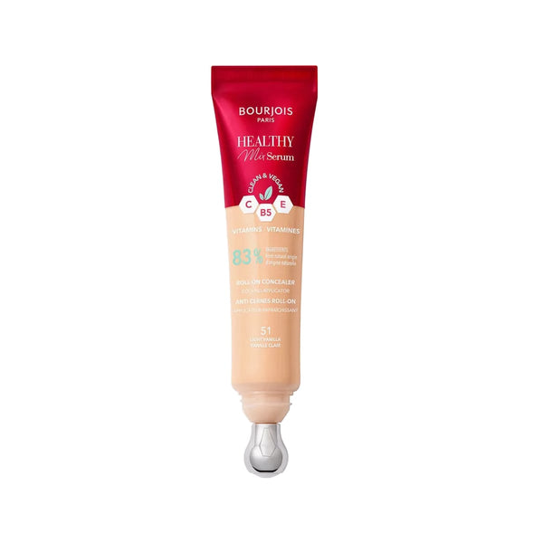 Bourjois Healthy Mix Roll Concealer Serum Creamy Finish Vitamin C & E Shade 51 Light Vanilla