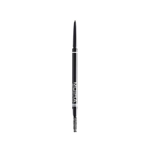 Moira Eyebrow Pencil Dual-Ended Fine Tip with Spoolie Ash Brown 104