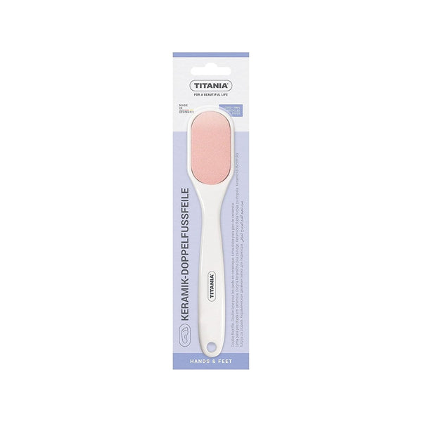 Titania Smoothing Foot File 3029 Dual Ceramic Coarse and Fine Blades