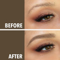 Moira Waterproof Eyebrow Pencil, Ultra-Fine Tip, Spoolie Brush, Shade 01 Top