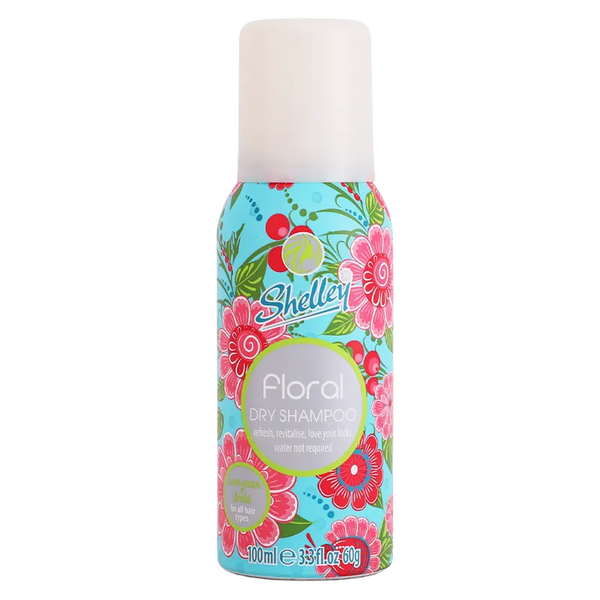 Shelley Floral Dry Shampoo Spray Oil-Absorbing Freshness All Hair Types 100ml