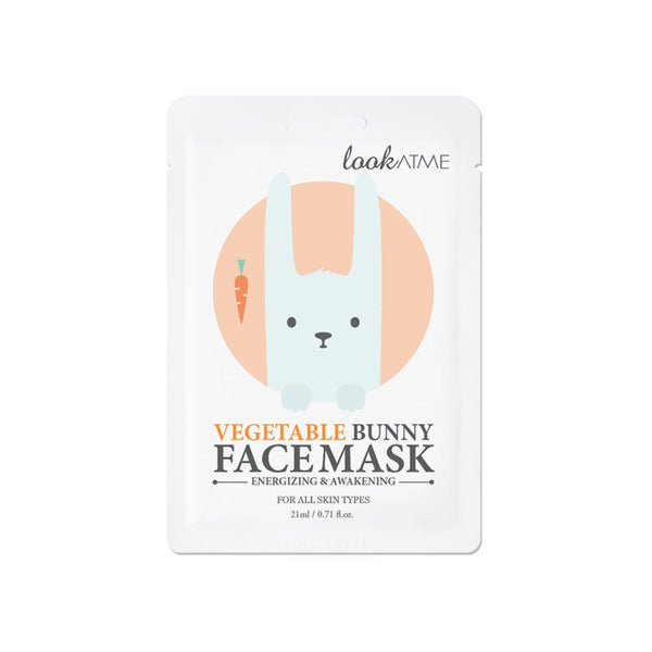 Look At Me Vegetable Bunny Sheet Face Mask with Carrot for Oily Skin