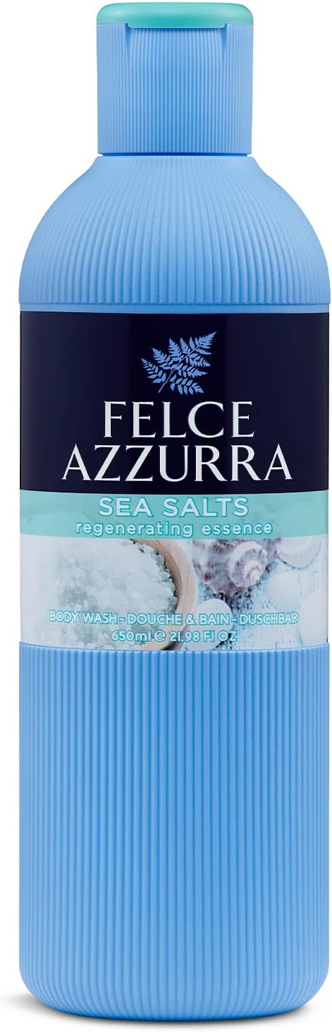 Felce Azzurra Body Wash Sea Salts Aquatic Scent 650 ml