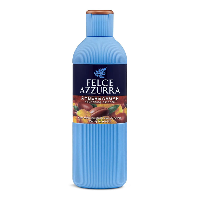Felce Azzurra Amber & Argan Body Wash Velvety Lather 650 ml