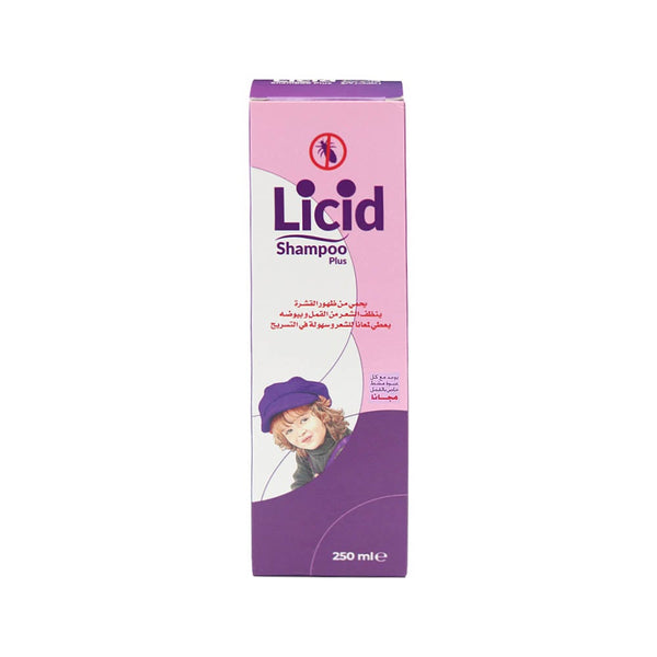 Licid Anti-Lice Shampoo with Neem, Cinnamon and Lavender Oils 250 ml