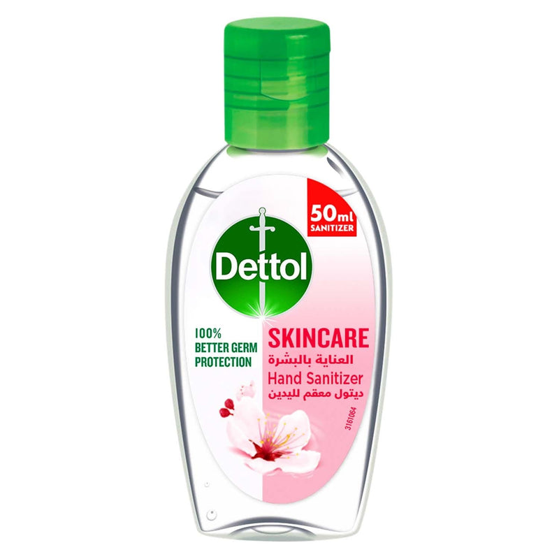 Dettol Skincare Hand Sanitizer Gel Rinse-Free 50ml