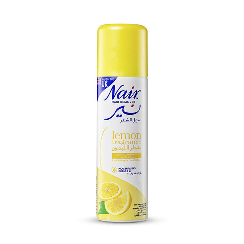 Nair Hair Removal Spray Lemon Scent with Baby Oil 200 ml