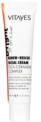 Vitayes Bright Cica-Ceramide Cream Facial Moisturizer Squalene 60ml