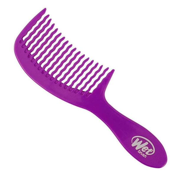 Wet Brush Detangling Hair Comb Purple Compact Wet and Dry Hair