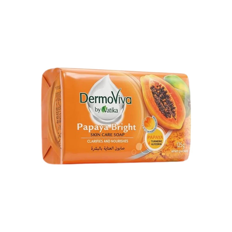 Vatika Dermoviva Papaya & Turmeric Skin Care Soap Glycerin 125g