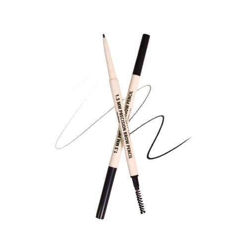 Moira Waterproof Eyebrow Pencil Ultra-Fine 1.5mm Tip Ebony Black