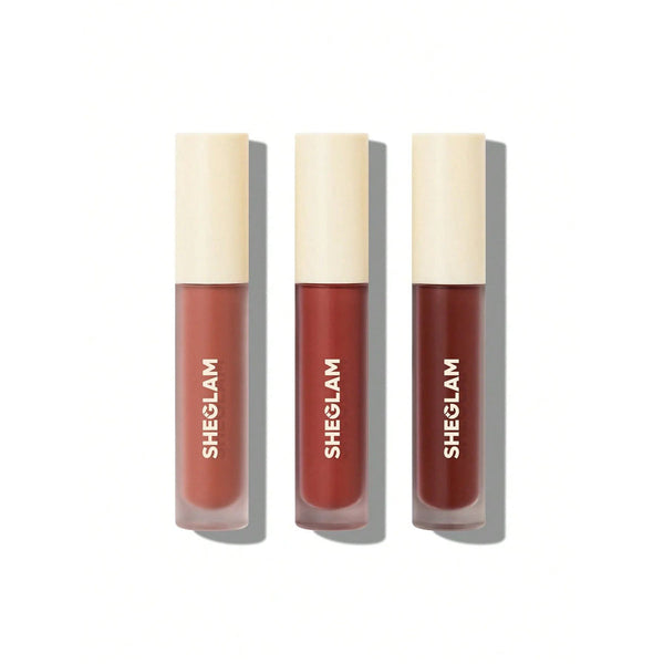 SHEGLAM Allure Mini Liquid Lipstick Set Private Tour Matte Sunflower Oil Extract