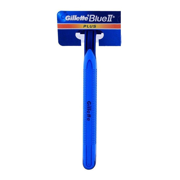 Gillette Blue II Plus Disposable Razor Chromium Coating Lubrastrip 1 Piece