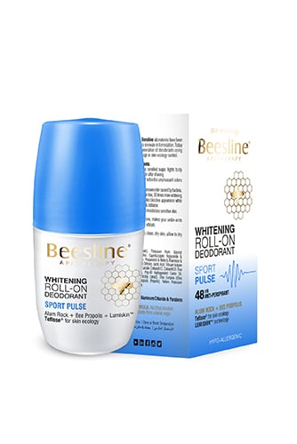 Beesline Sport Pulse Roll-On Deodorant Brightening Sweat Protection 50ml