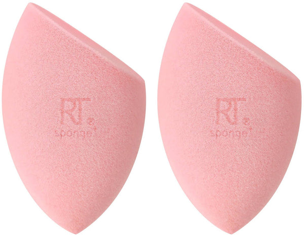 Real Techniques Miracle Powder Sponge Duo Velvet Fiber Makeup Sponges, 2 Count