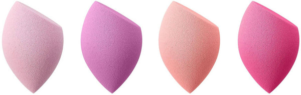 Real Techniques Mini Miracle Complexion Makeup Sponges, Dewy Finish, 4 Count