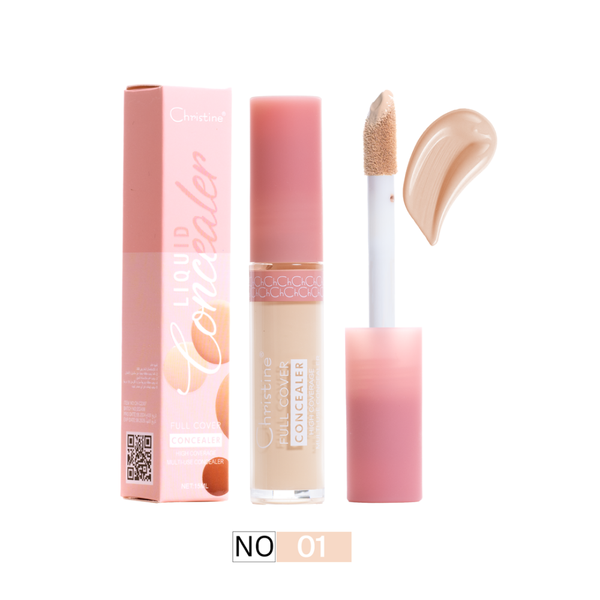 Christine Full Coverage Concealer Lightweight Long-Lasting Shade 01