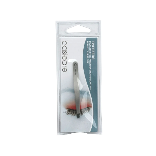 Basic Care 1012 Hair Tweezers Ergonomic Precision Eyebrow Tweezers