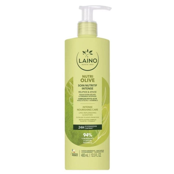 Laino Intense Nourishing Body Lotion with Olive Oil, Hydrating Care for Dry Skin, 500 ml