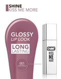 Flormar Shine Kiss Me More Liquid Lipstick Glossy Finish Murumuru Butter Hyaluronic Acid 001 Home Office Day