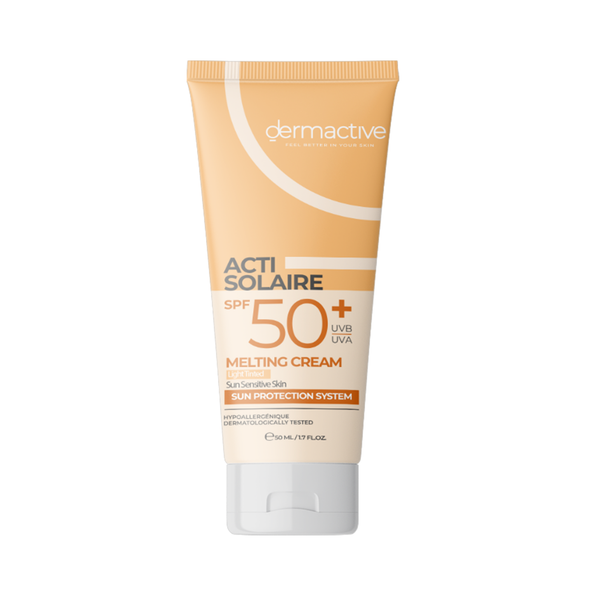 Dermactive Acti Solaire Spf 50+ Tinted Sunscreen Cream, Light Tinted, 50 ml