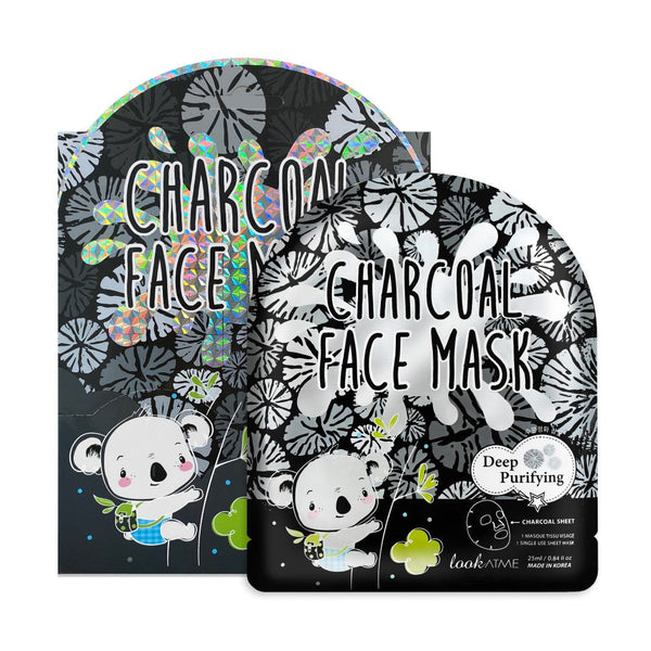 Look At Me Charcoal Tencel Face Mask Sheet Activated Charcoal for Oily Skin