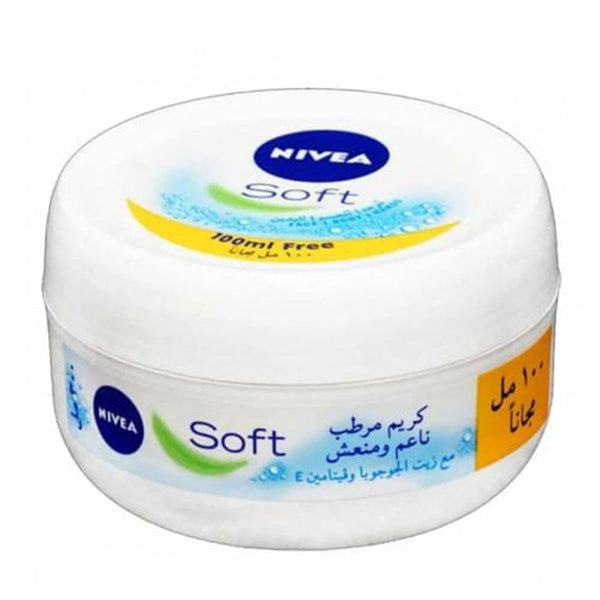 Nivea Cream Soft Hand Cream Moisturizing Glycerin Panthenol 200 ml + 100 ml