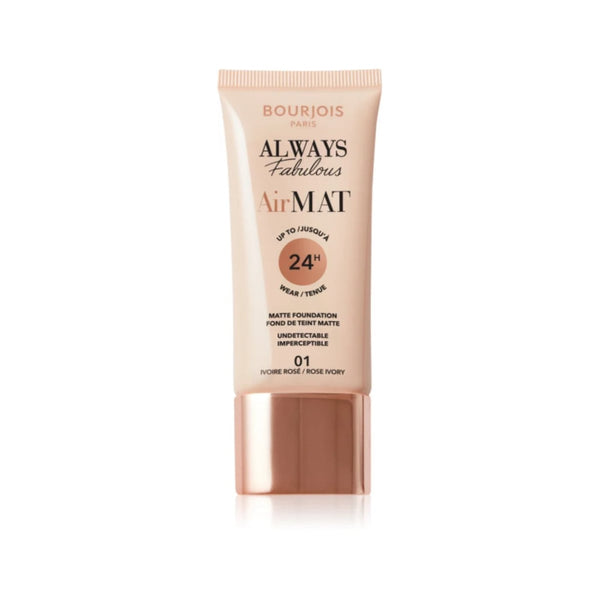 Bourjois Always Fabulous Air Mat Foundation Matte Finish Shade 01 Rose Ivory