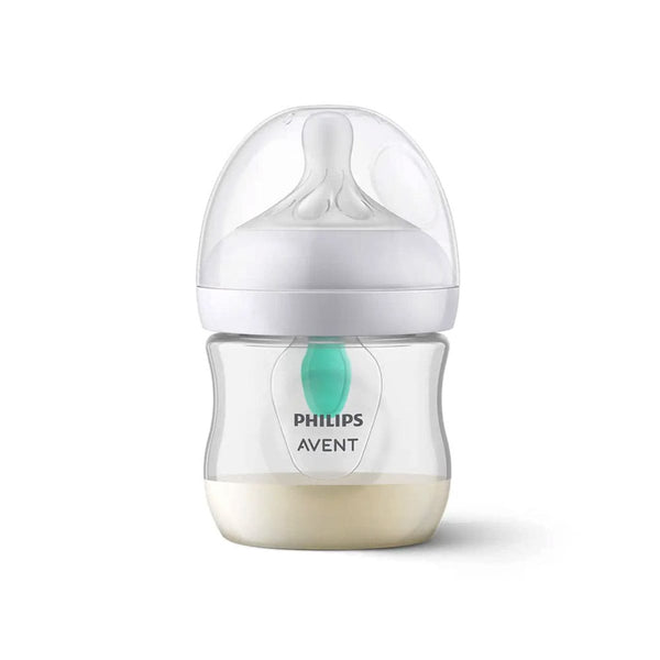 Avent Natural Baby Feeding Bottle, Breast-Shaped Nipple, BPA-Free, 125 ml, Newborn