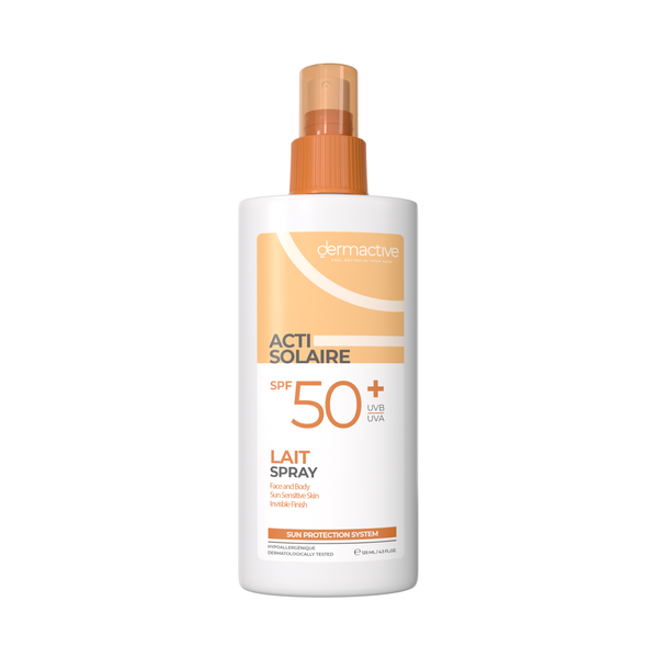 Dermactive Acti Solaire SPF 50+ Sunscreen Milk Spray UVA UVB 125 ml