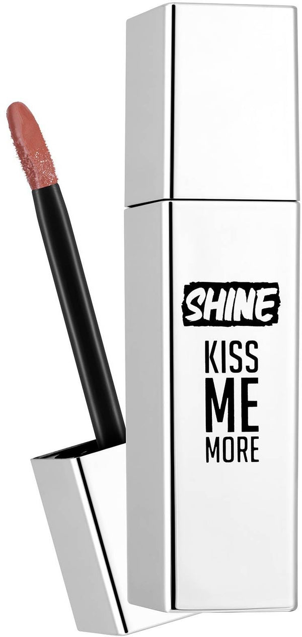 Flormar Shine Kiss Me More Liquid Lipstick Glossy Finish Murumuru Butter Hyaluronic Acid 009 Coffee & Talk